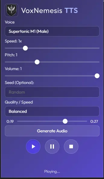 VoxNemesis Supertonic